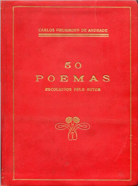 Capa do Livro 50 Poemas Escolhidos pelo Autor