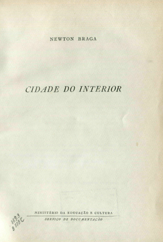 Capa do Livro Cidade do Interior