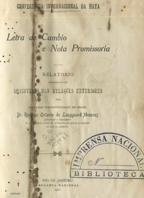 Capa do Livro Letra de Cambio e Nota Promissoria
