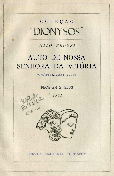 Capa do Livro Auto de Nossa Senhora da Vitória-Peça em 2 Atos