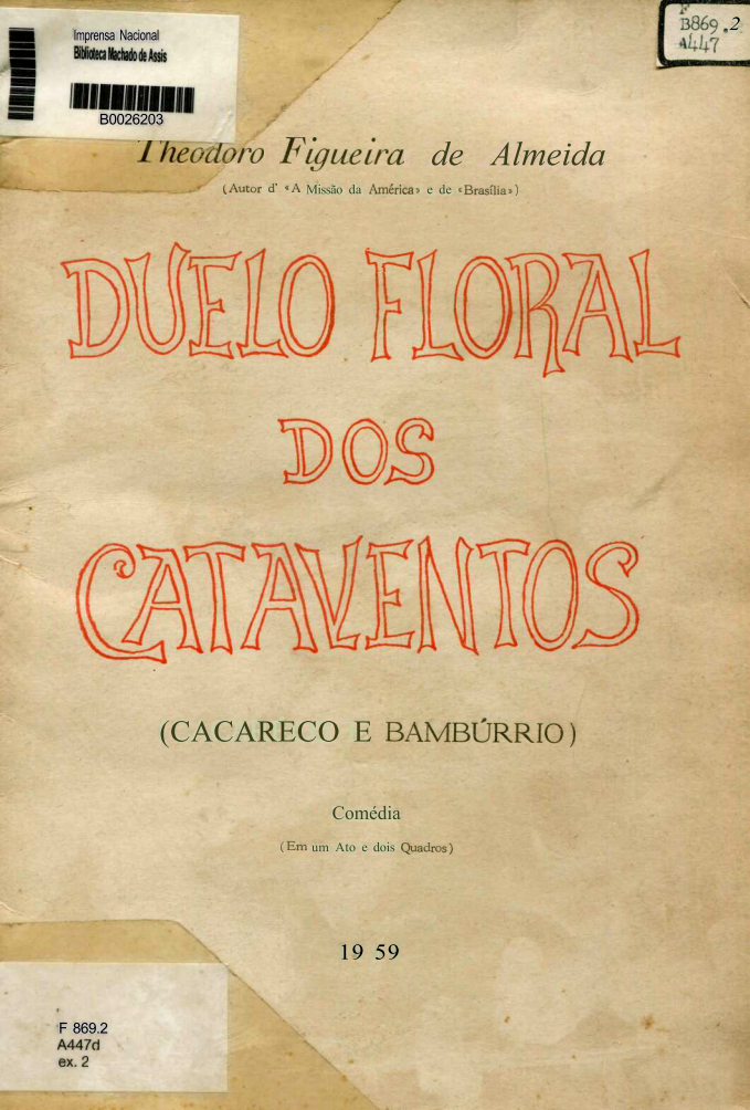 Capa do Livro Duelo Floral dos Cataventos