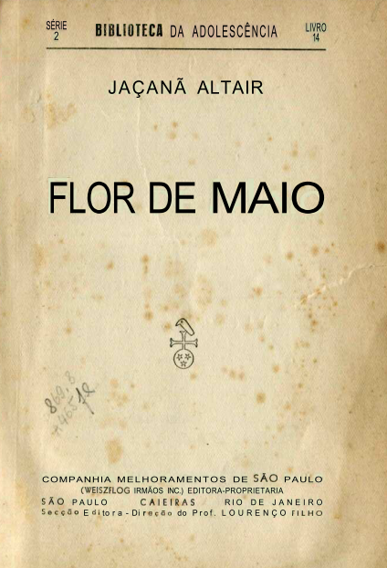 Capa do Livro Flor de Maio