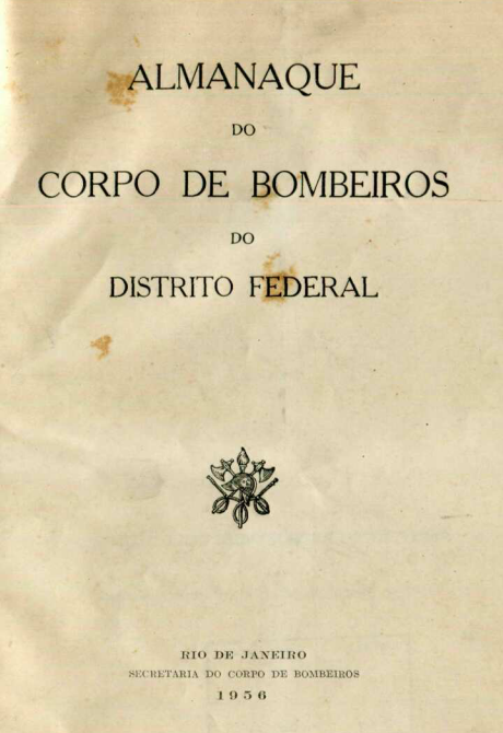 Capa do Livro Almanaque do Corpo de Bombeiros do Distrito Federal