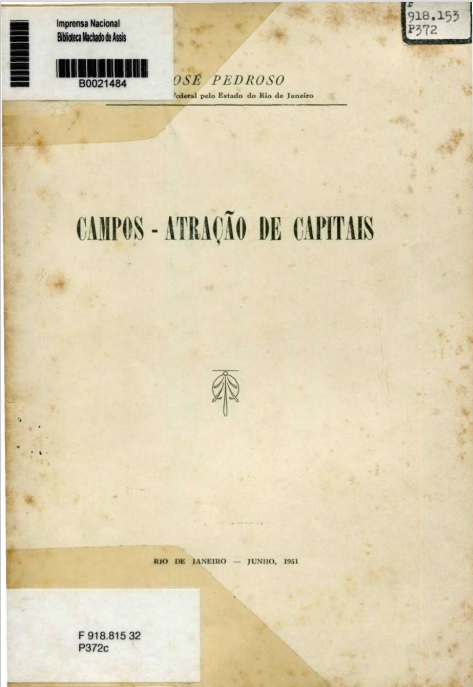 Capa do Livro Campos - Atração de Capitais