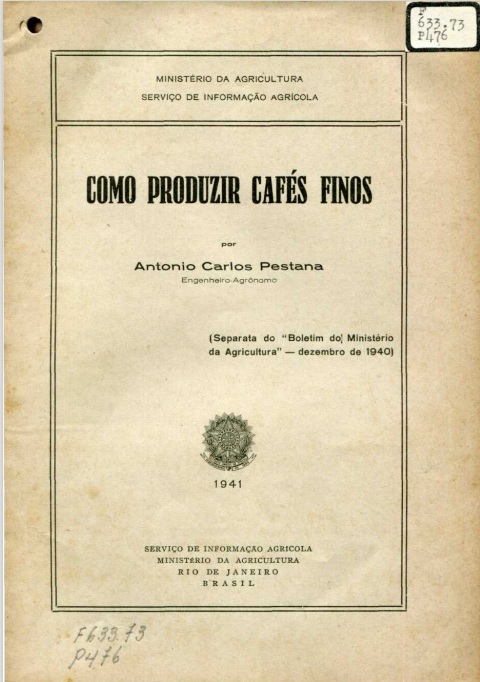 Capa do Livro Como Produzir Cafés Finos