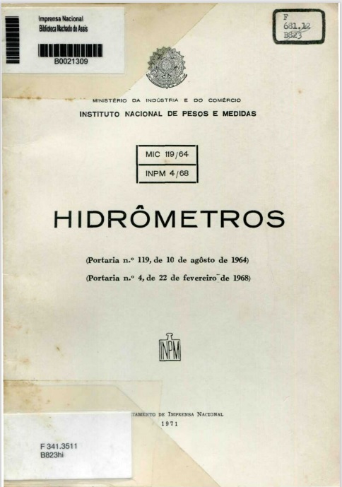 Capa do Livro Hidrômetros