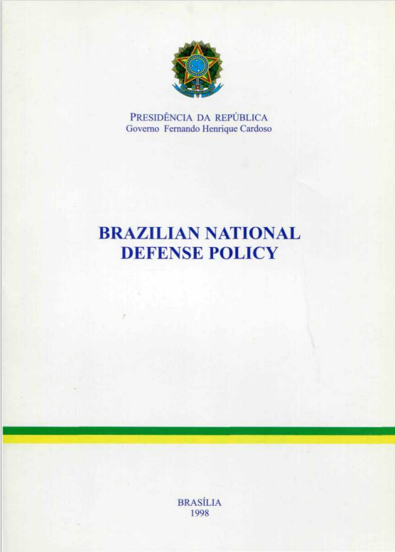 Capa do Livro Brazilian National Defense Policy