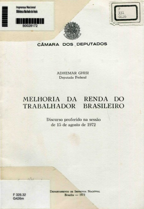 Capa do Livro Melhoria da Renda do Trabalhador Brasileiro