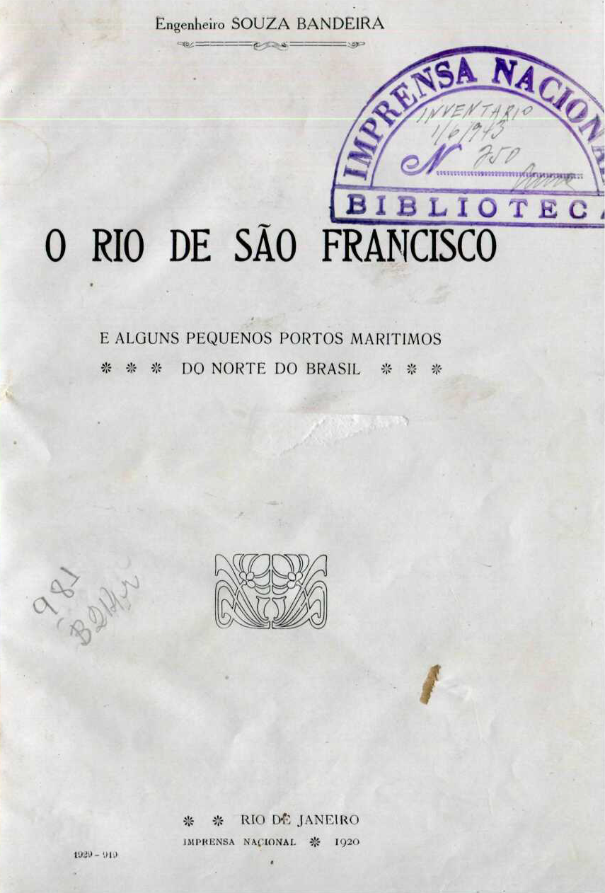 Capa do Livro O Rio de São Francisco