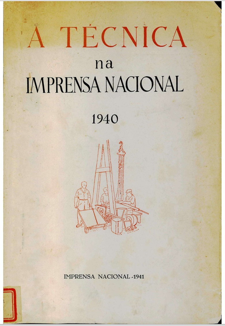Capa do Livro A técnica na Imprensa Nacional 1940