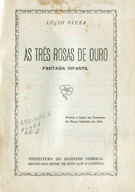 Capa do Livro As Três Rosas de Ouro