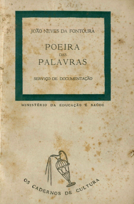Capa do Livro Poeira das Palavras