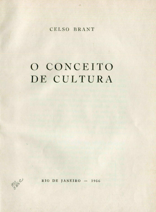 Capa do Livro O Conceito de Cultura