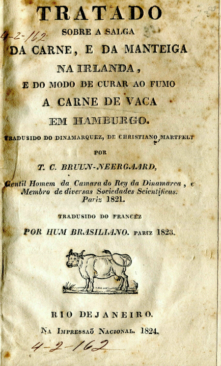 Capa do Livro Tratado sobre a Salga da Carne e da Manteiga