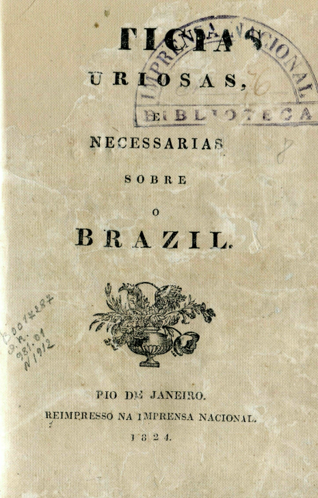 Capa do Livro Noticias Curiosas e Necessárias sobre o Brazil