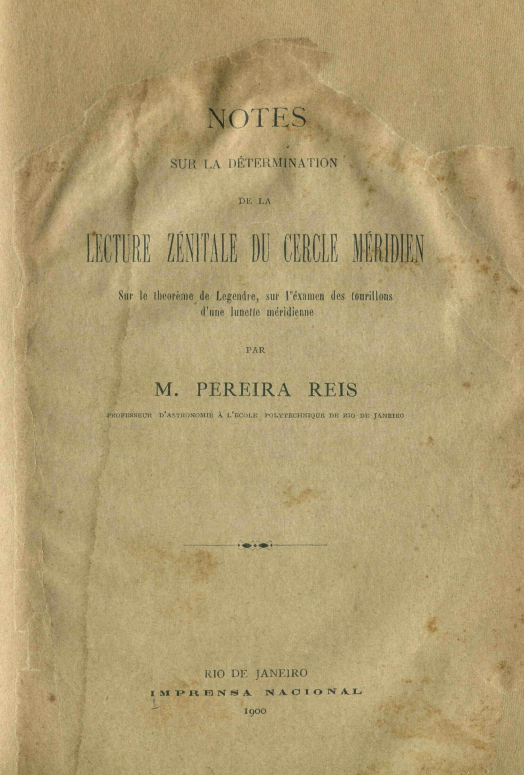 Capa do Livro Lecture Zenitale Du Cercle Meridien
