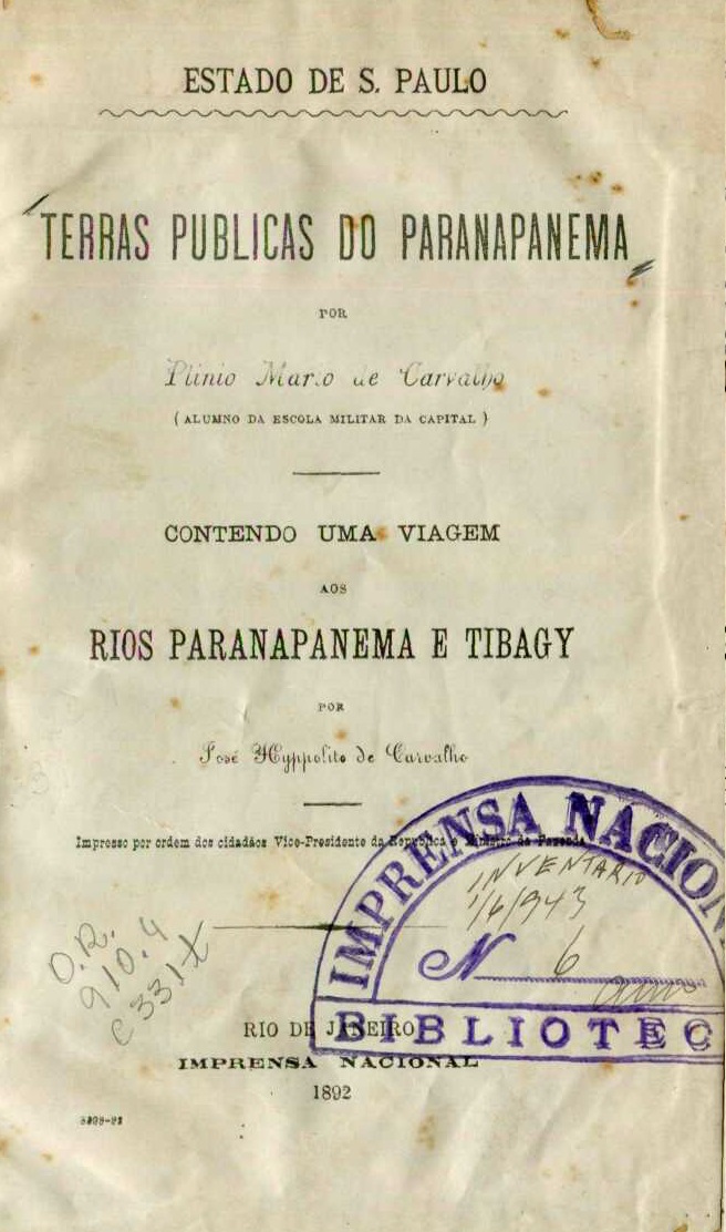 Capa do Livro Terras Publicas do Paranapanema