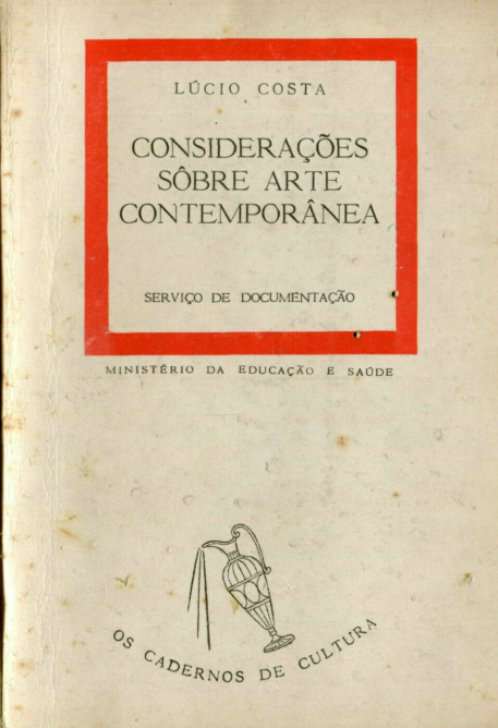 Capa do Livro Considerações Sobre Arte Contemporânea