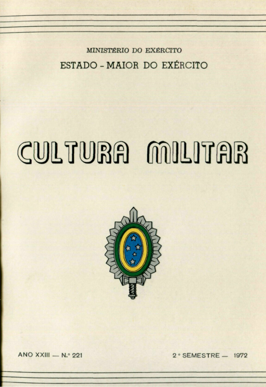 Capa do Livro Cultura Militar - Estado - Maior do Exército