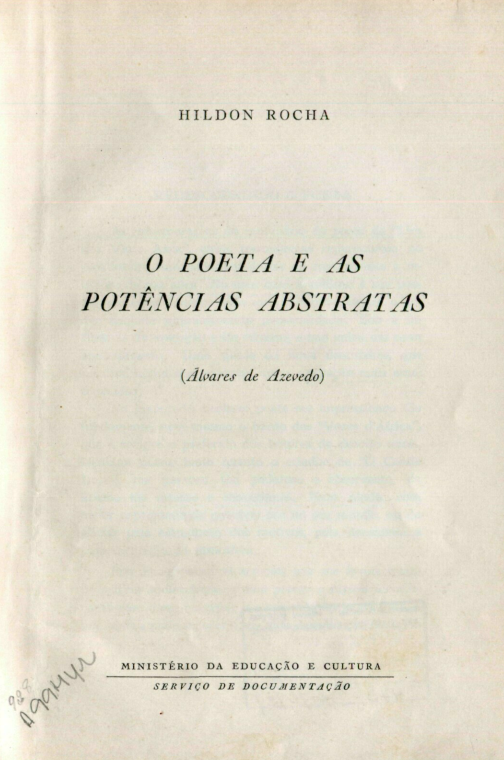 Capa do Livro O Poeta e as Potências Abstratas