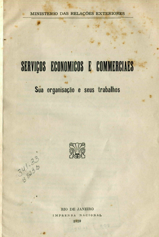 Capa do Livro Serviços Economicos e Commerciaes