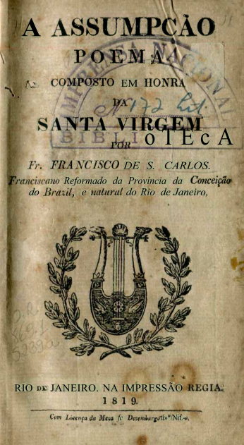 Capa do Livro A Assumpção - Poema Composto em Honra da Santa Virgem - 869.1