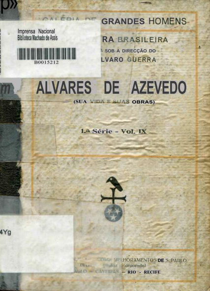 Capa do Livro Alvares de Azevedo