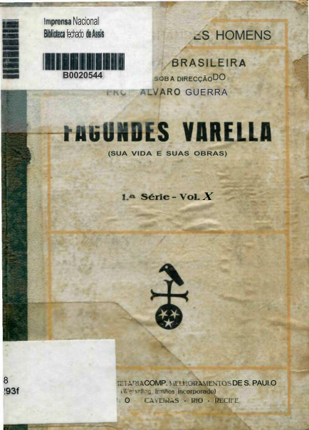 Capa do Livro Fagundes Varella - Sua Vida e Suas Obras