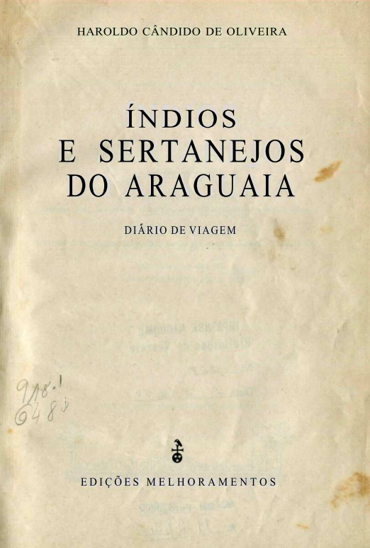 Capa do Livro Índios e Sertanejos do Araguaia