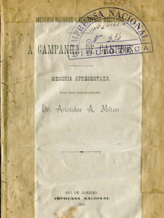 Capa do Livro A Campanha de Canudos - (981.08)