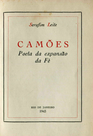 Capa do Livro Camões - Poeta da expansão da Fé